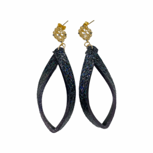 Nahast kõrvarõngad WLB-12