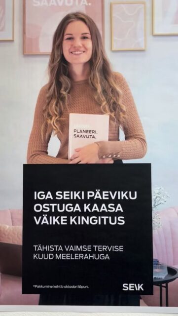 Tähista vaimse tervise kuud meelerahuga
Iga SEIK päeviku ostuga kaasa kingitus!
Pakkumine kehtib oktoobri lõpuni nii kaupluses kohapeal kui epoes 👉 www.krunnipea.ee