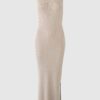 Eva tencel-meriino kleit beez WSH-191 - Image 2