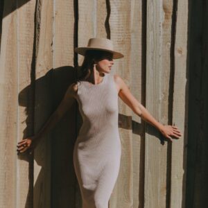 Eva tencel-meriino kleit beez WSH-191