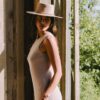 Eva tencel-meriino kleit beez WSH-191 - Image 3