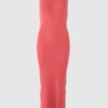 Eva tencel-meriino kleit roosa WSH-192 - Image 2