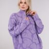 Aura meriino lukuga kampsun violetne WSH-195 - Image 2