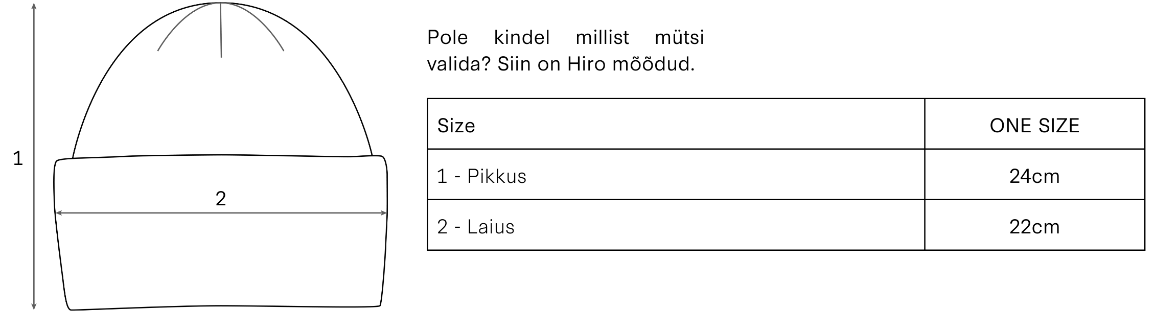 Hiro meriino müts beež WSH-198 - Image 3