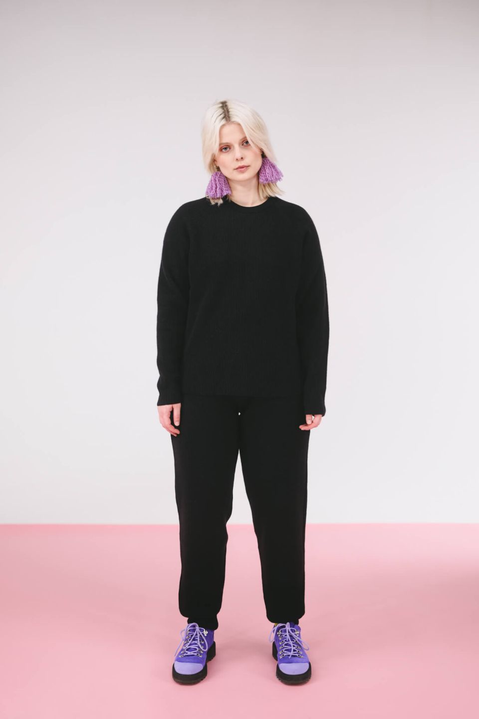 Oita meriino kampsun must WSH-218 - Image 3