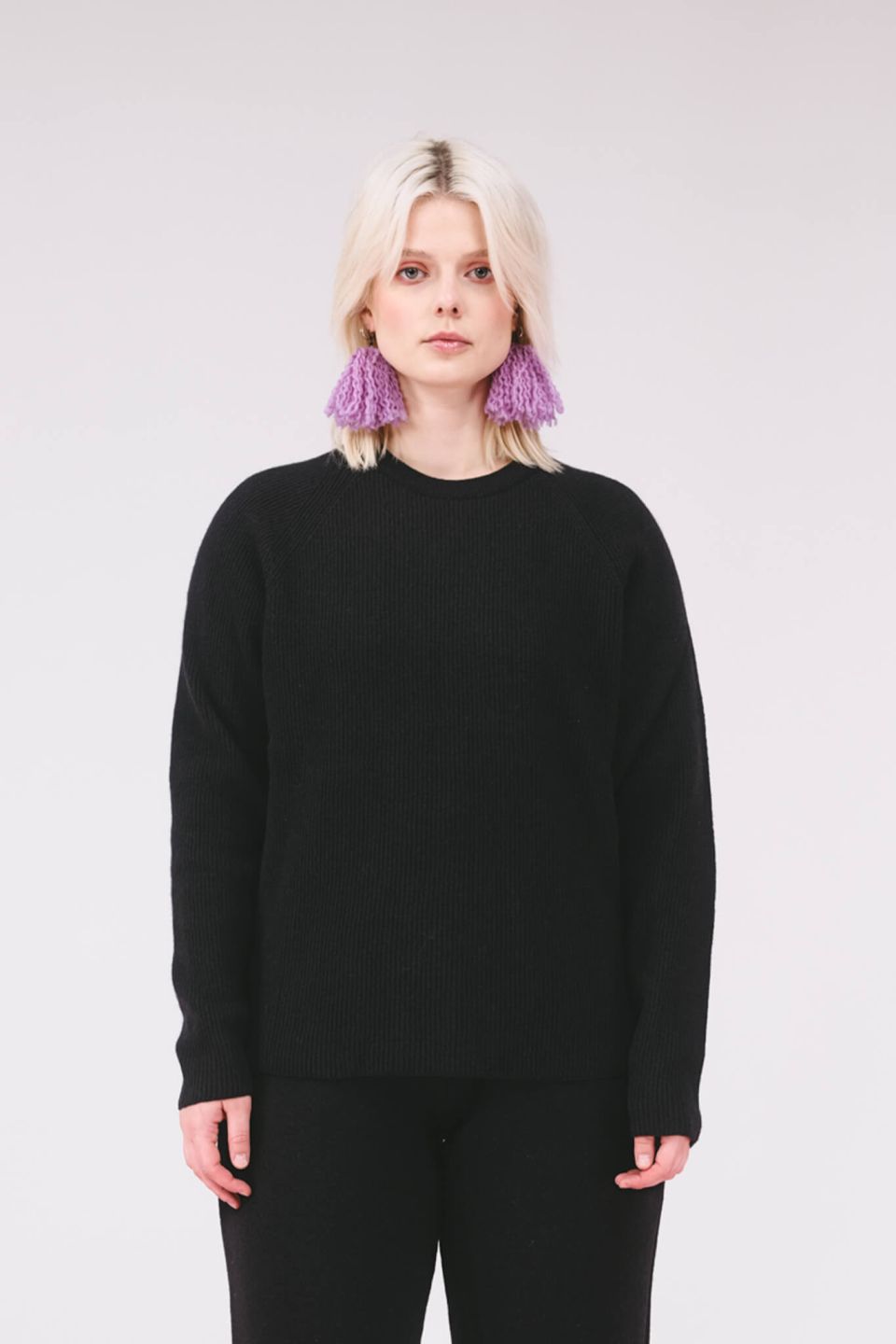 Oita meriino kampsun must WSH-218 - Image 2