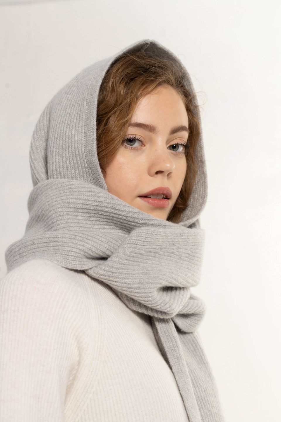 Trude meriino kapuuts-sall hall WSH-212