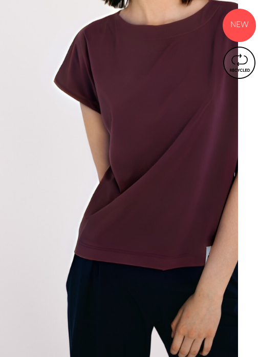 Tuub BLOUSY rosinapruun pluus TUB-83